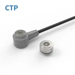 Premium round magnetic power cable connector delivering 5A to 10A high current with 5N strong magnetic force for LED lights, manufactured by leading factory CTP with over 15 years experience.