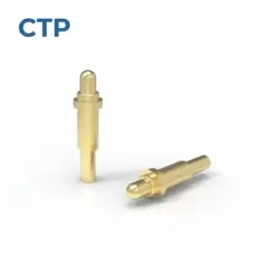 Premium through hole pogo pin delivering 12V 1A stable power with secure DIP mounting for PCB assembly