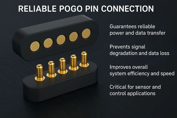Low-Resistance Pogo Pin Connections