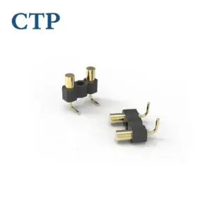 Premium 2.54mm pitch right angle spring loaded probe pin connector CTP