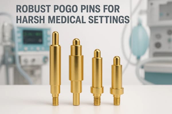 Robust Pogo Pins for Harsh Medical Settings