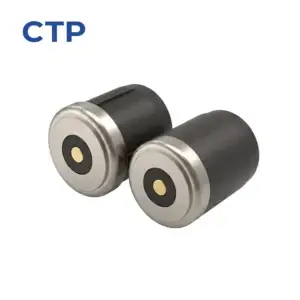 IP68 waterproof round magnetic pogo pin connector ensuring stable power delivery and blind mating