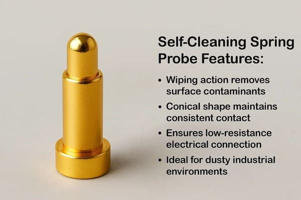 Self-Cleaning Pogo Pin Design