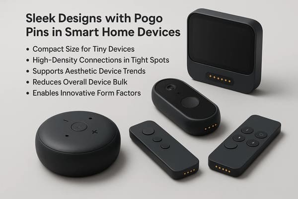Sleek Designs with Pogo Pins in Smart Home Devices