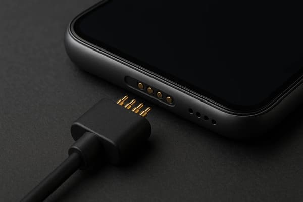 Spring-Loaded Pin Connector in Smartphone