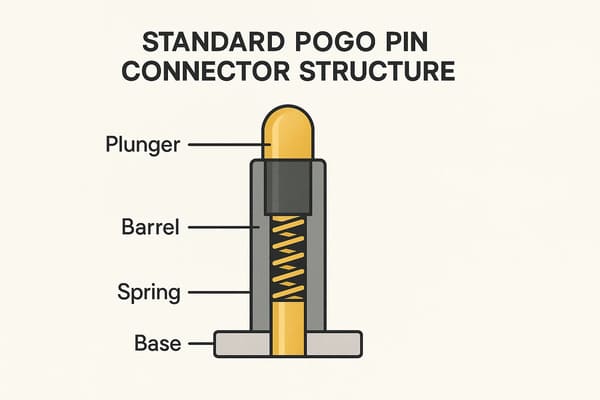 Spring Loaded Pin Structure