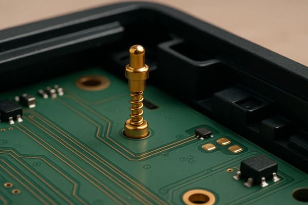 Spring Loaded Pin for Compact Designs