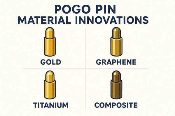 Spring loaded pin material innovations