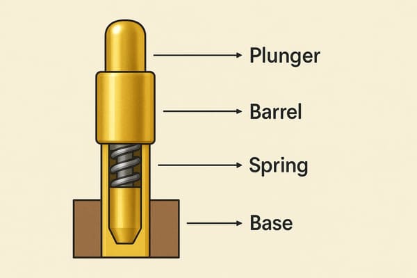 Spring Loaded Pin Structure