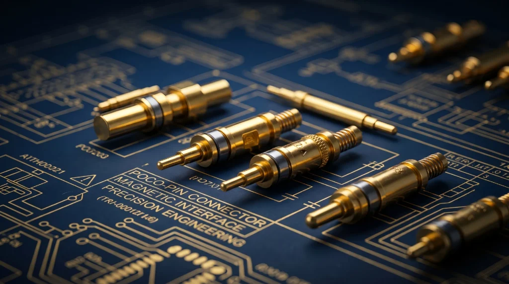 Global top pogo pin manufacturers list featuring CTP high-current custom magnetic connectors