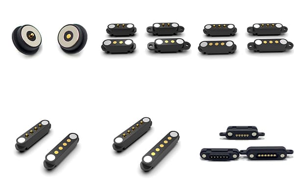 waterproof magnetic pogo pin connectors