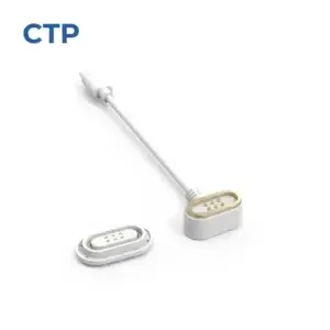 Custom white 6 pin magnetic charging cable system with 20V 2A fast charge capability